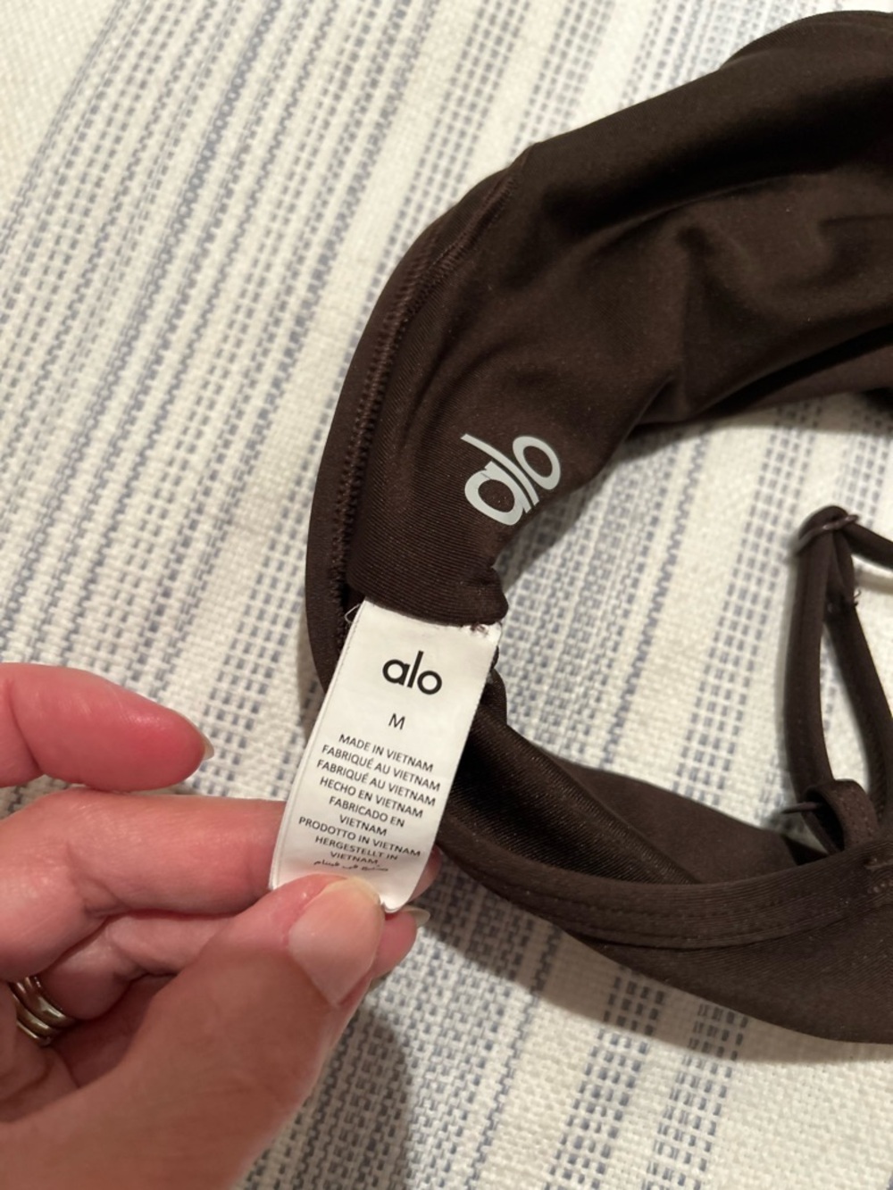 Alo Brown High-Waist Leggings & Sports Bra Set - Picture 5 of 7